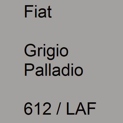 Fiat, Grigio Palladio, 612 / LAF.